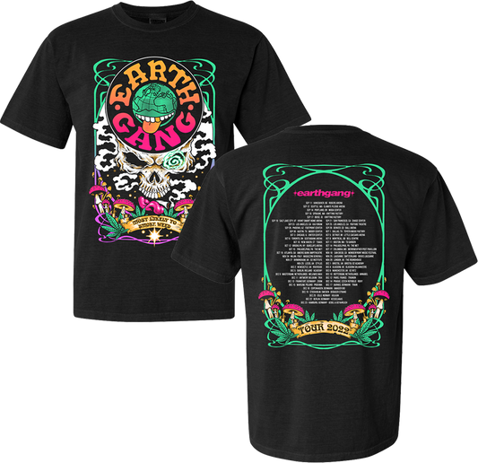 Weed Skull Tour Tee